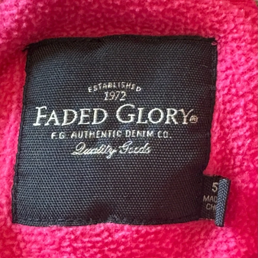 Faded Glory Pink Snow Bibs Girls Size‎ 5T Insulated Adjustable Straps Zipper